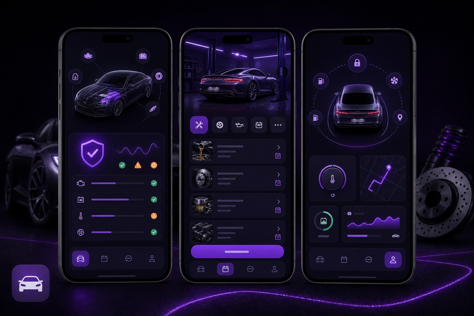 AutoDrive Connect app mockup