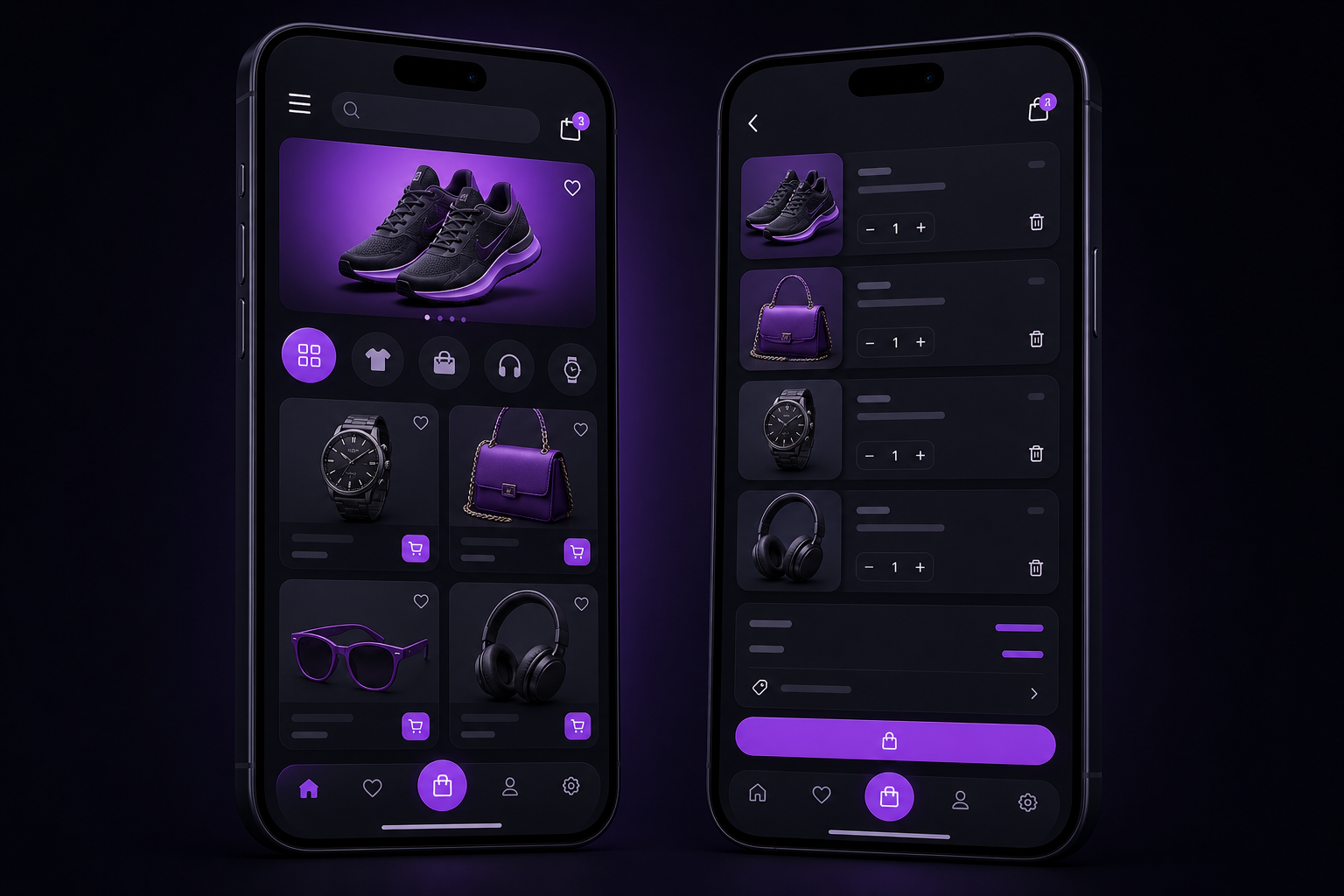 VICI Marketplace app mockup