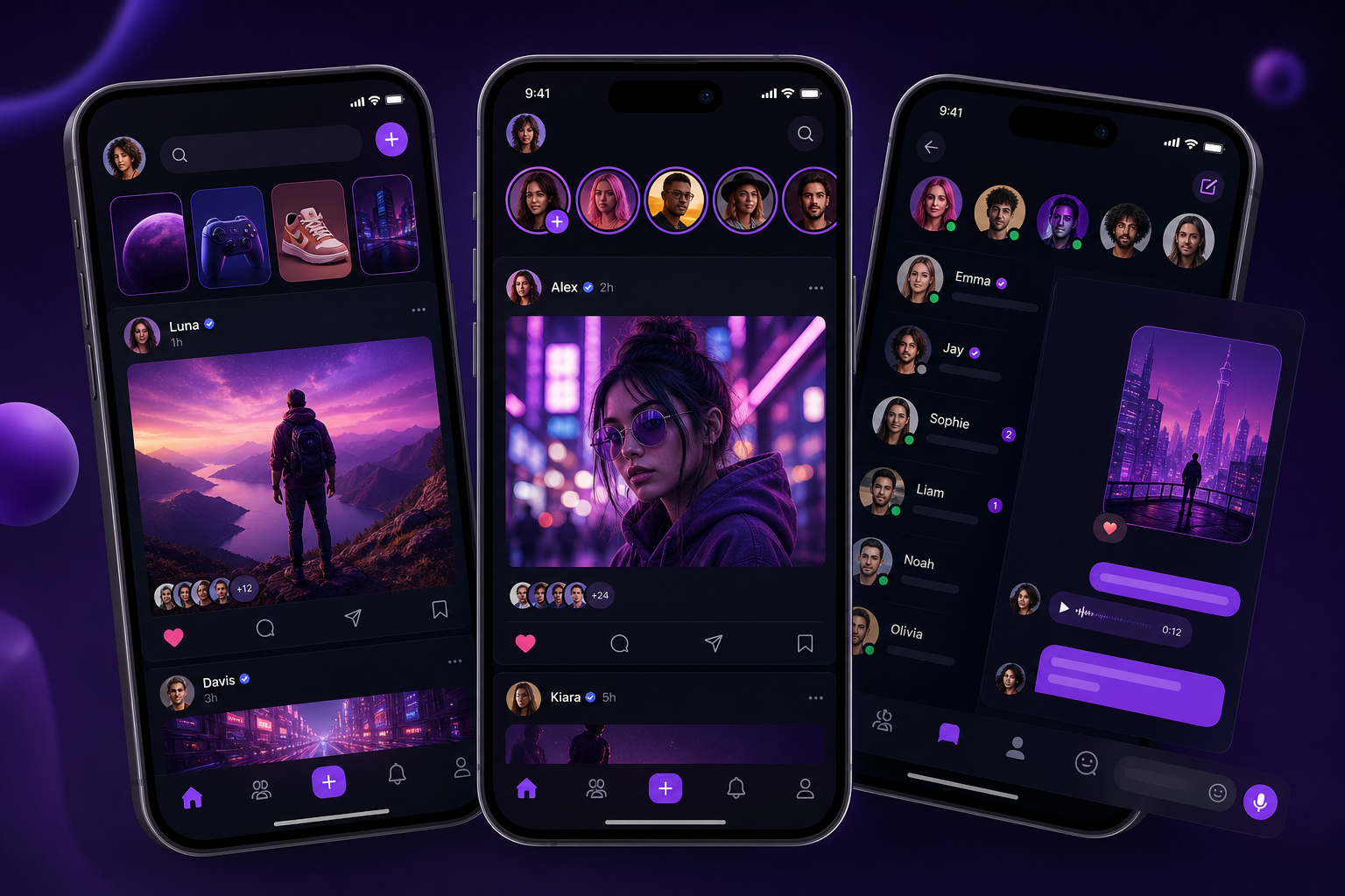 Roll Community app mockup